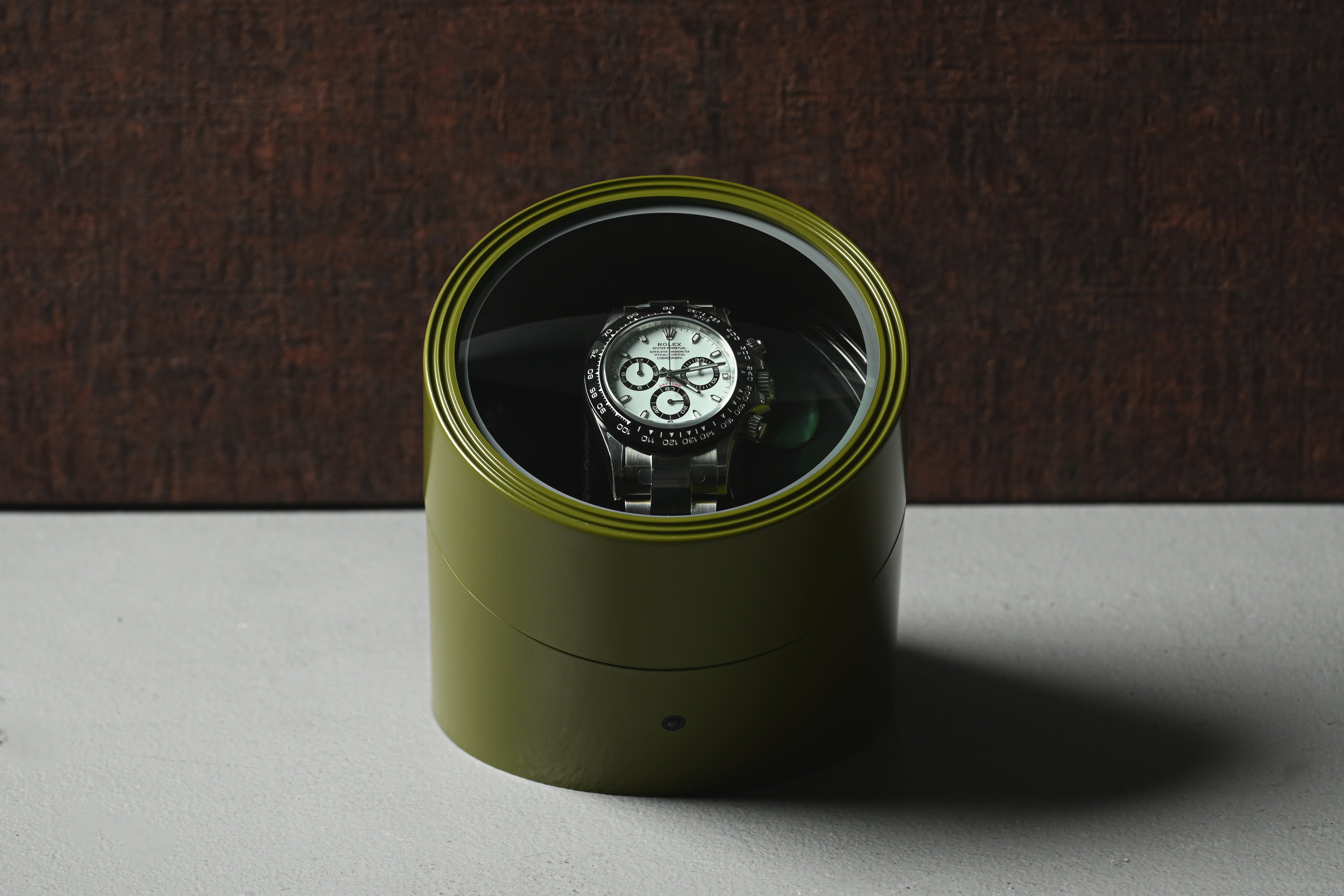 腕時計1本巻きワインディングマシーン(ミリタリーグリーン)ES10302GR