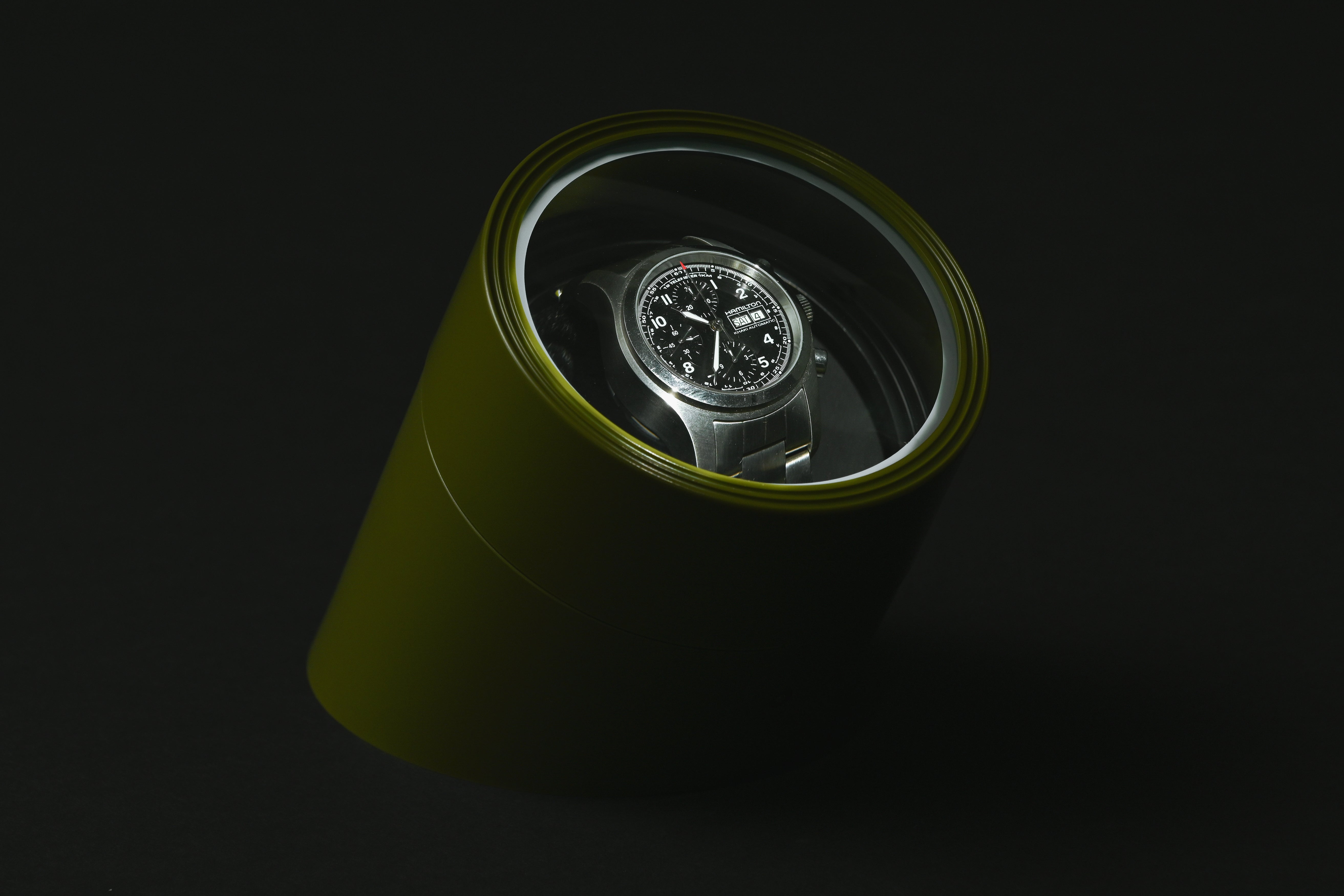 腕時計1本巻きワインディングマシーン(ミリタリーグリーン)ES10302GR