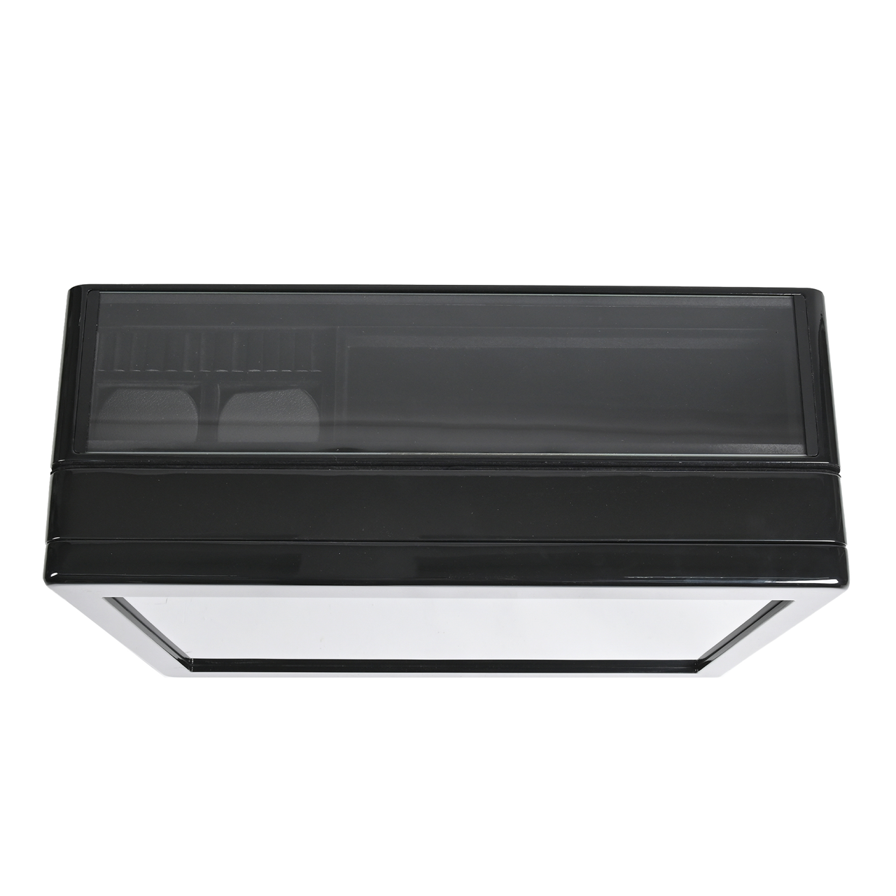 木製腕時計8本巻きワインディングマシーン  (ピアノブラック) LU72008BK