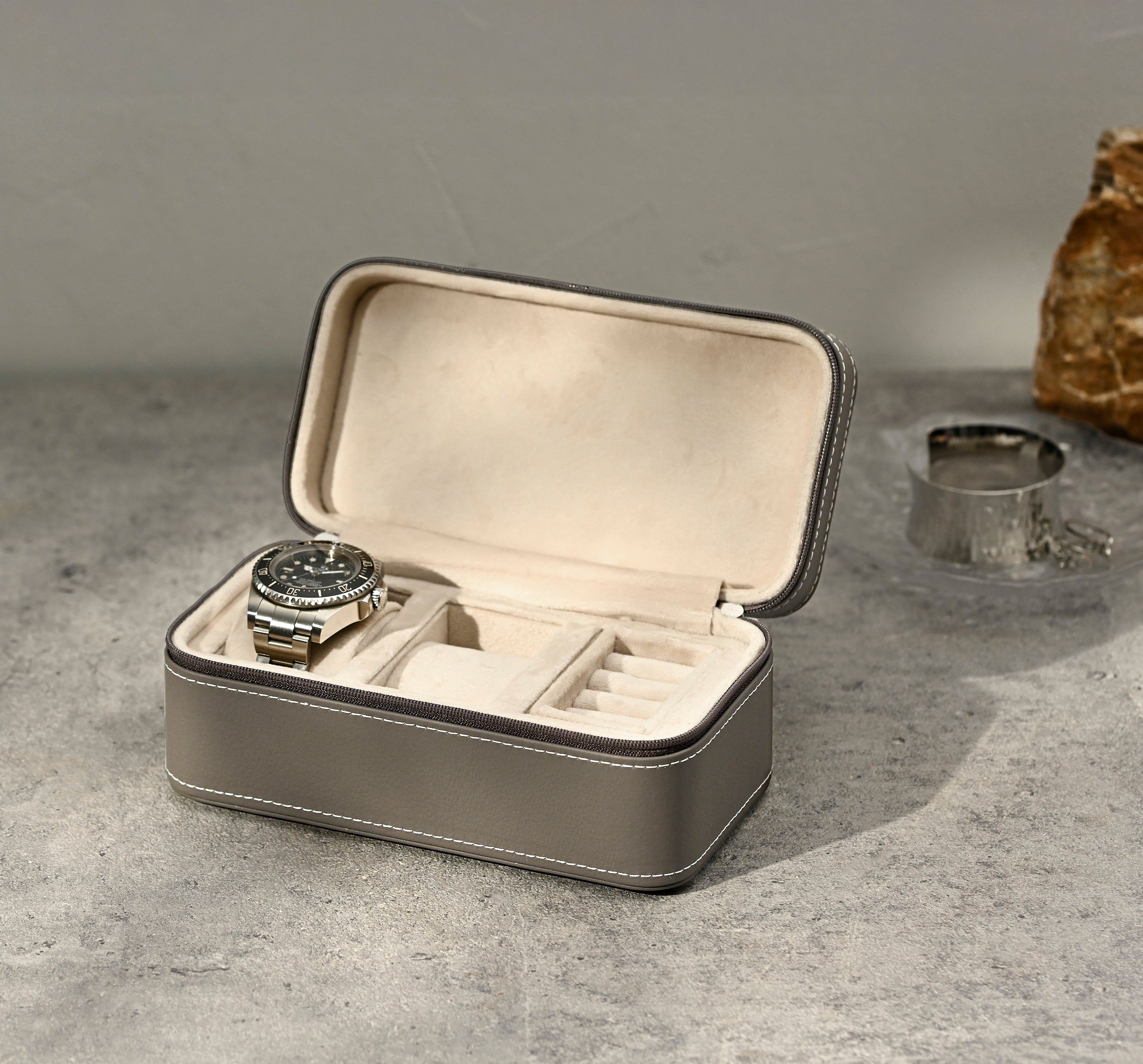 ウォッチ&ジュエリーボックス/3本用 LU8103ETBE