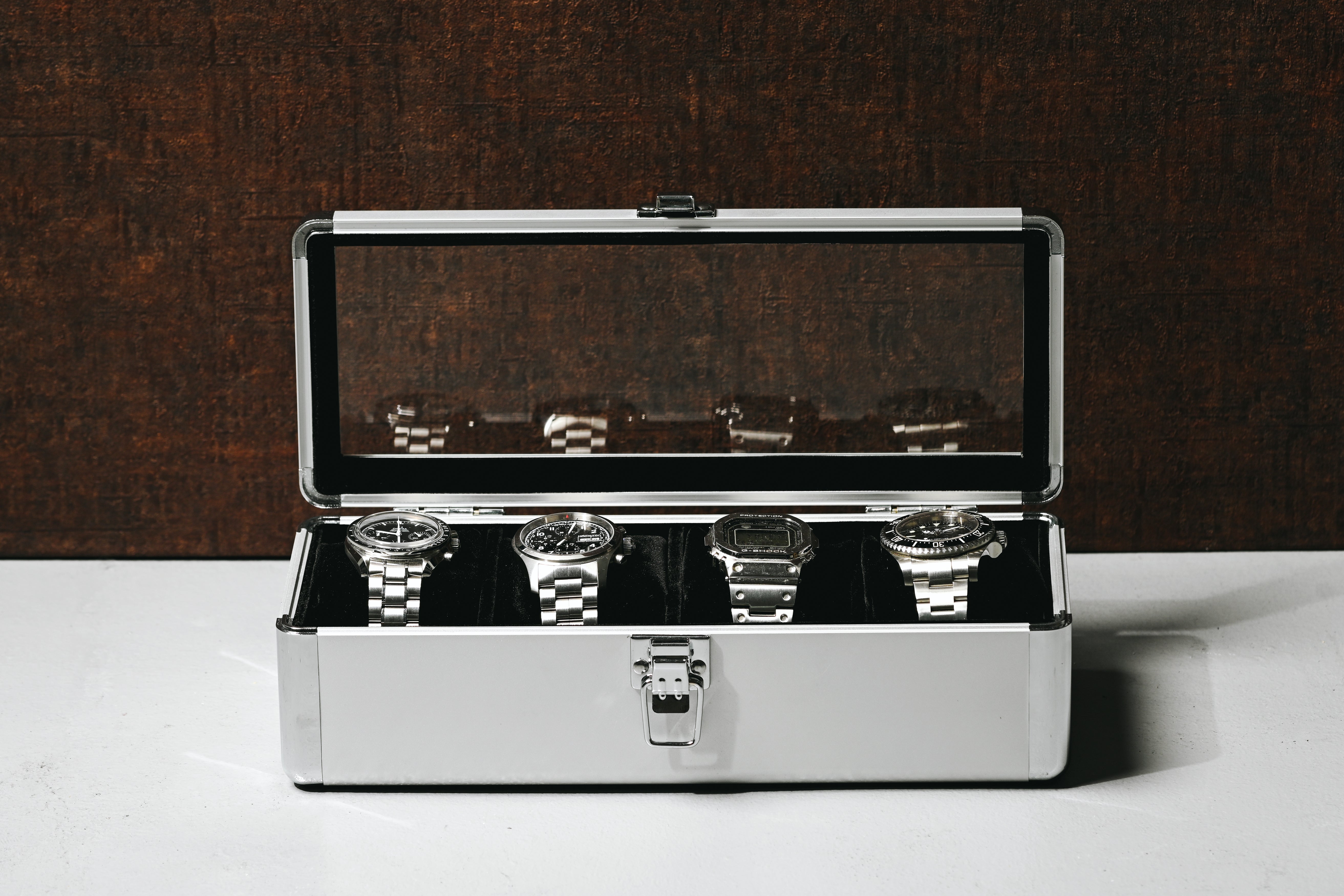 プレミアム アルミ タイムボックス 4本用(アルミ)SE54025AL